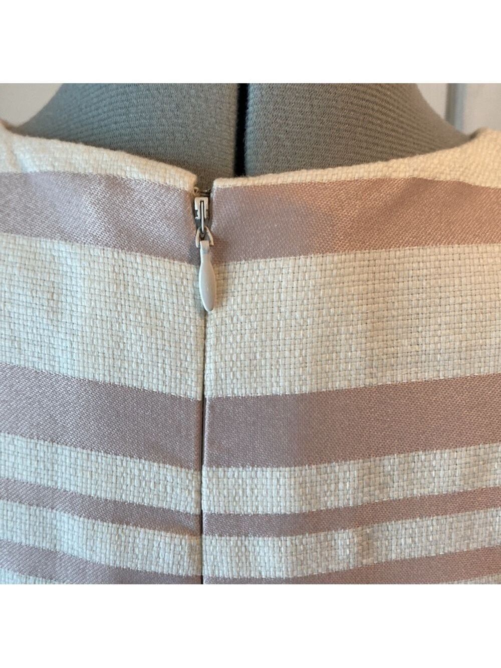 J. Crew Cap Sleeve Striped Dress, Size 12 - Picture 15 of 16